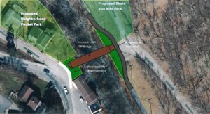 WVU, grant funds supporting Greenmont pedestrian bridge